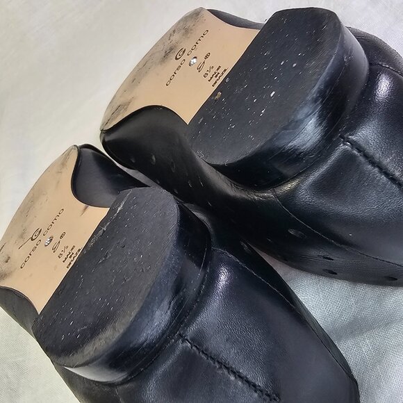 Cc Corso Como Gabby Laser Cut Perforated Eyelet Genuine Leather Ballet Flats 8.5 - Picture 7 of 10